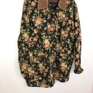 Vintage Ralph Lauren floral chore coat 2XL